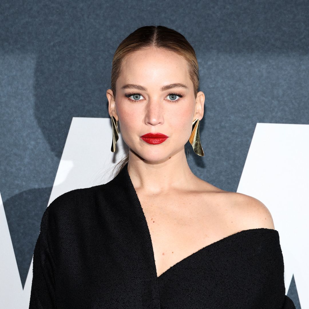 Jennifer Lawrence steals the show in a black off-the-shoulder dress at New York event