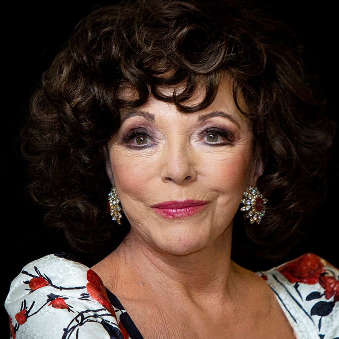 Dame Joan Collins poses for very rare photo with youngest daughter - fans react