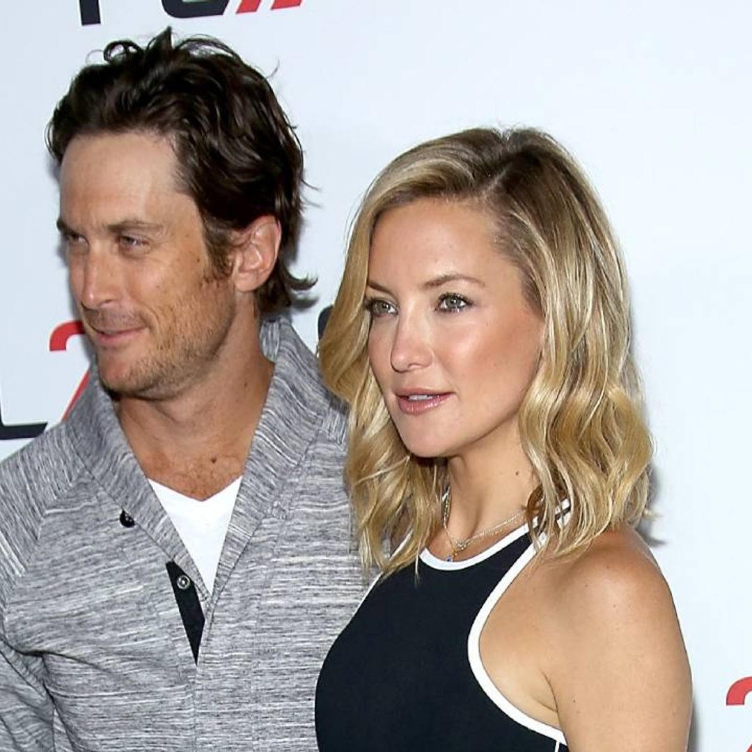 Oliver Hudson cheered on by sister Kate as he shares hospital photo