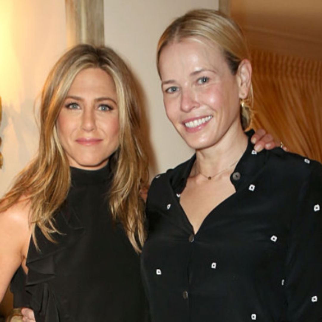 Jennifer Aniston shows support for Chelsea Handler's bikini body