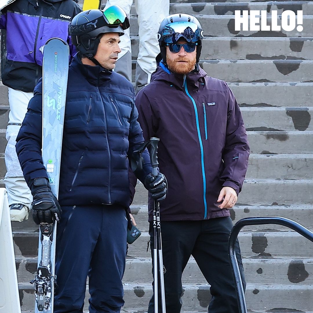 Prince Harry enjoys ski trip to Aspen with close friend Nacho Figueras
