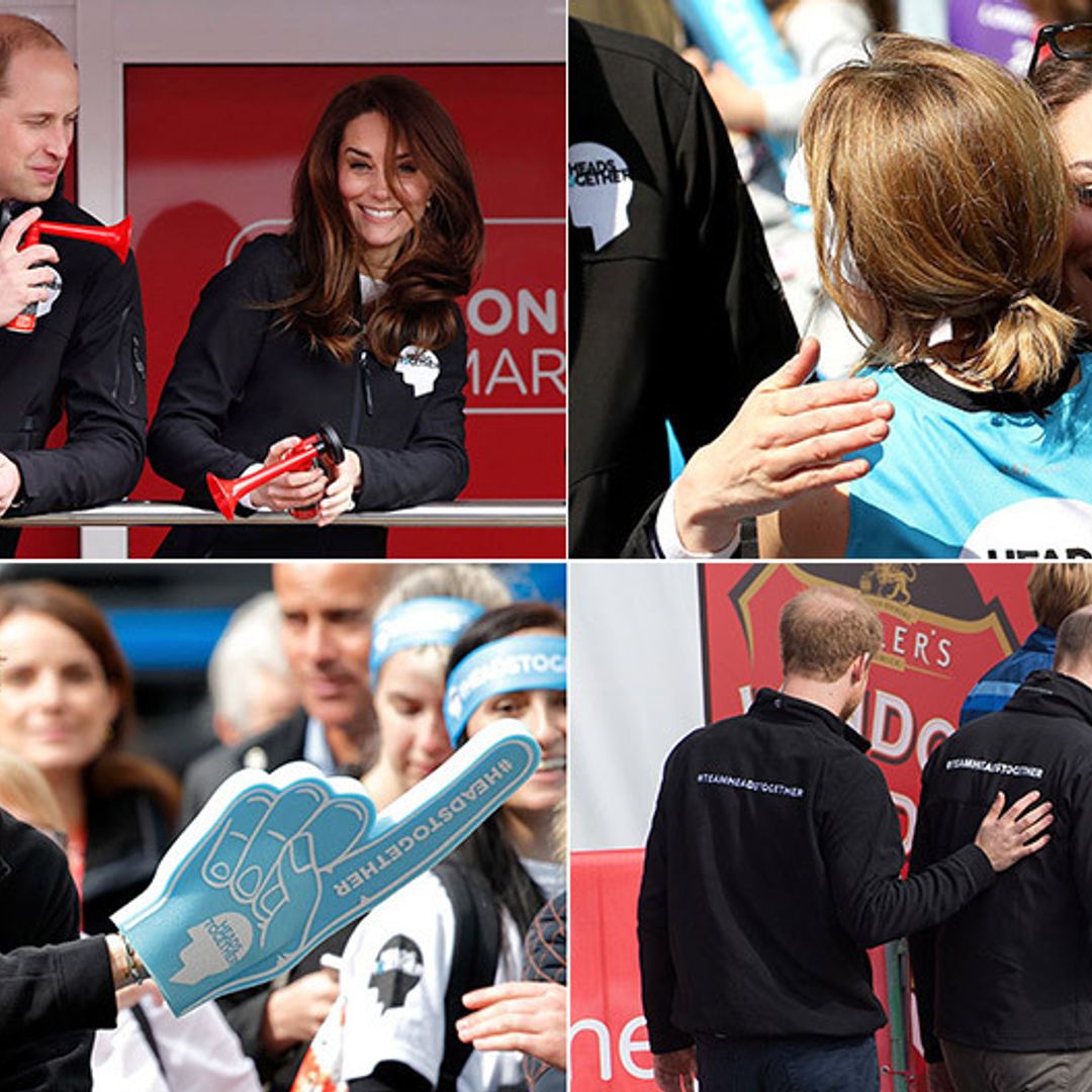 Kate Middleton, Prince Willliam and Harry at the London Marathon: All the highlights