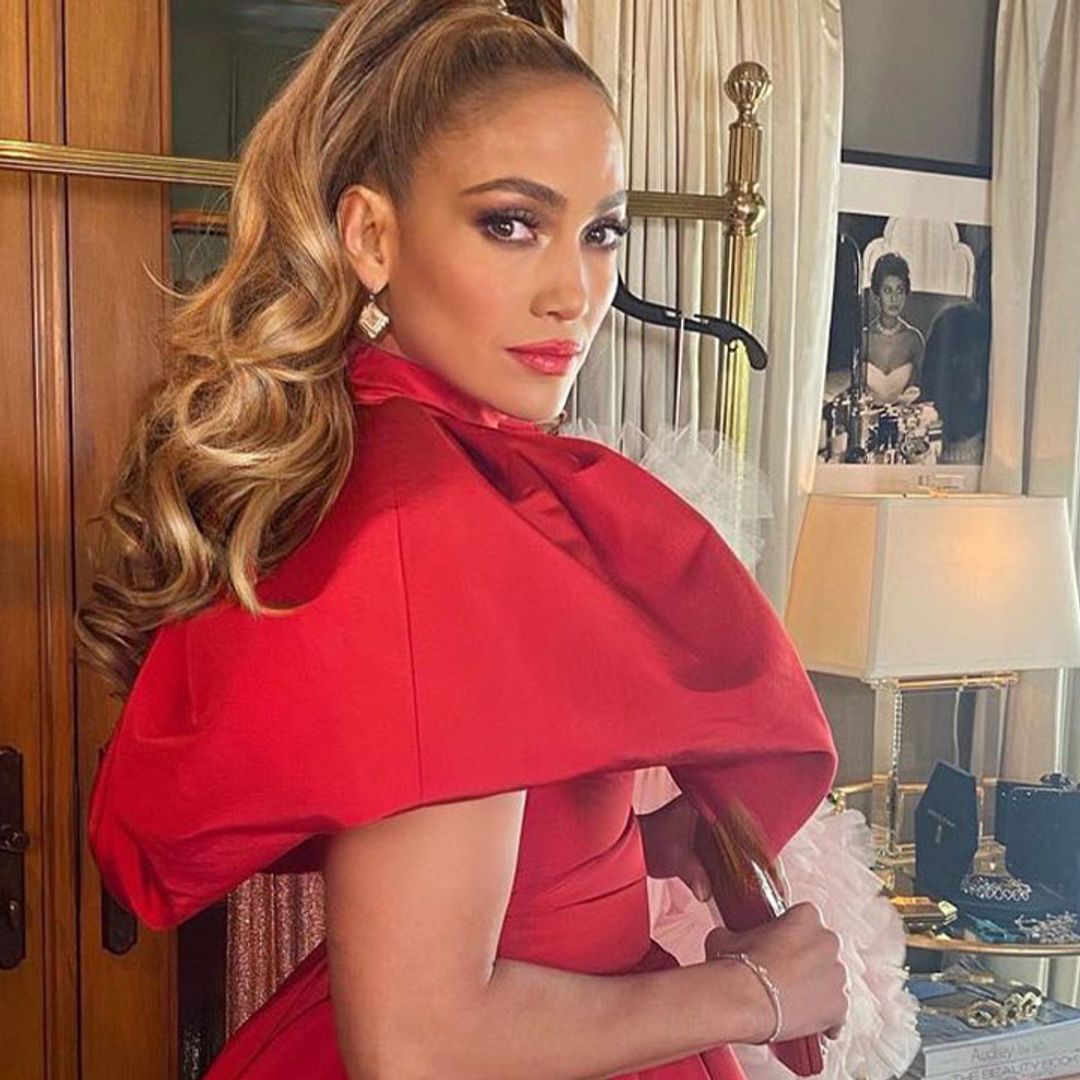 JLo's home has been transformed into a winter wonderland