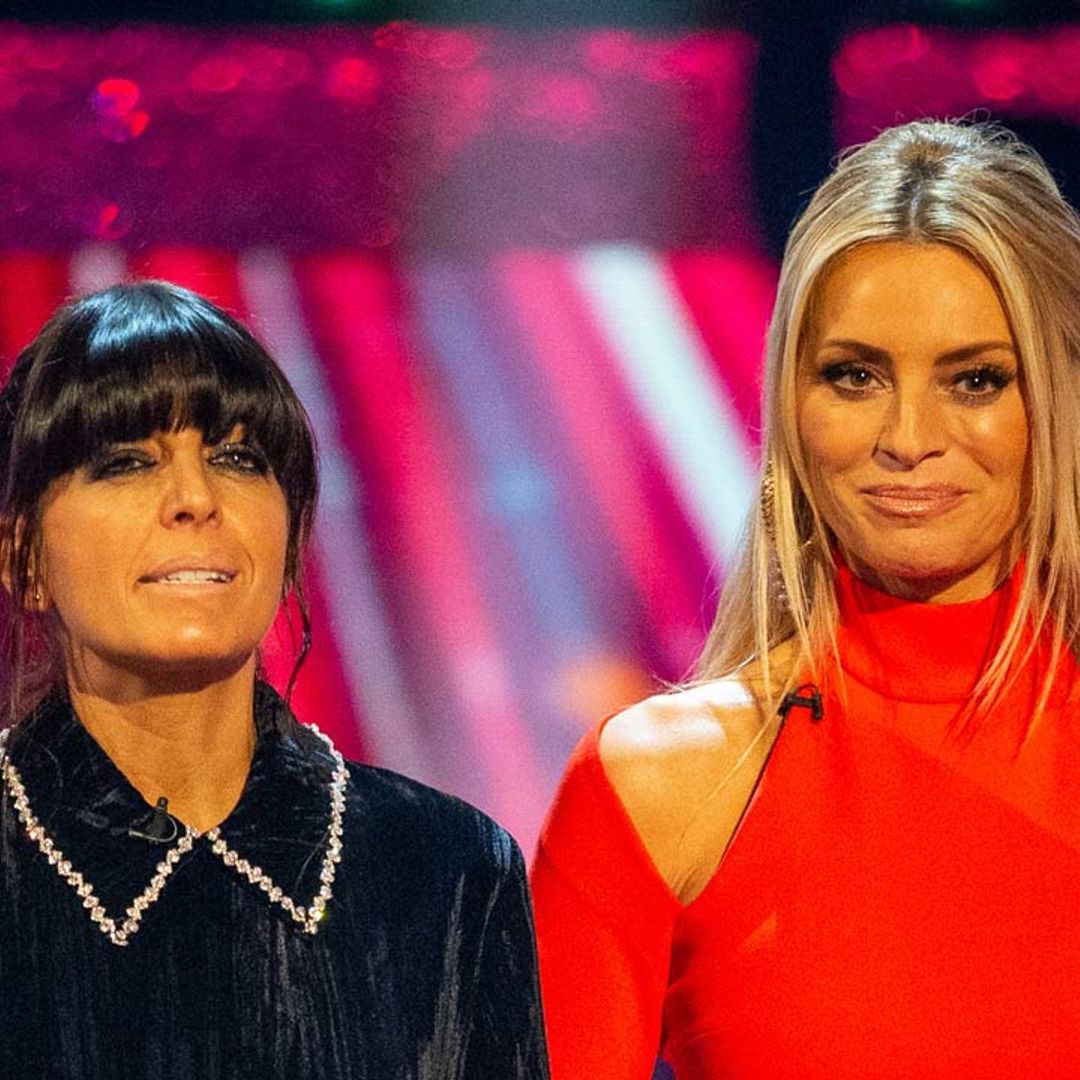 Tess Daly and Claudia Winkleman stun viewers in black and red sultry dresses