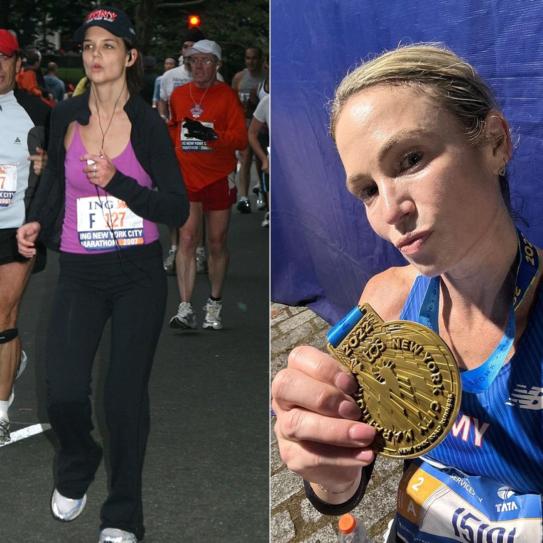 16 celebrities who've run the New York City Marathon: Ryan Reynolds, Katie Holmes, Amy Robach, more