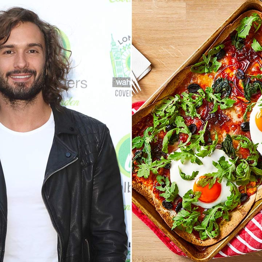 The Body Coach Joe Wicks' spinach and caramelised onion tortilla pizza looks divine!