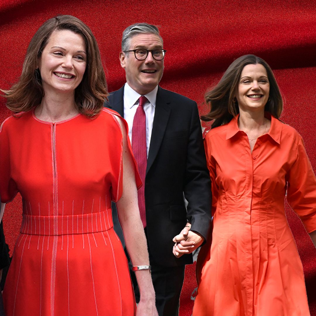 Victoria Starmer's exceptional fashion moments so far: Labour red dresses, glittering gowns, more