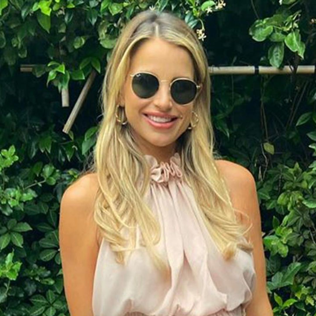Vogue Williams nails maternity dressing in the most extra floor-length gown