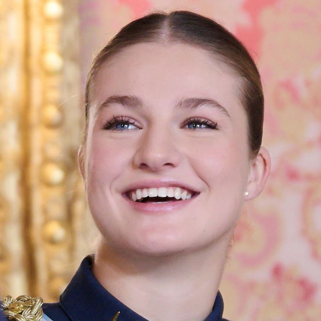 Princess Leonor is the spitting image of father King Felipe in military uniform
