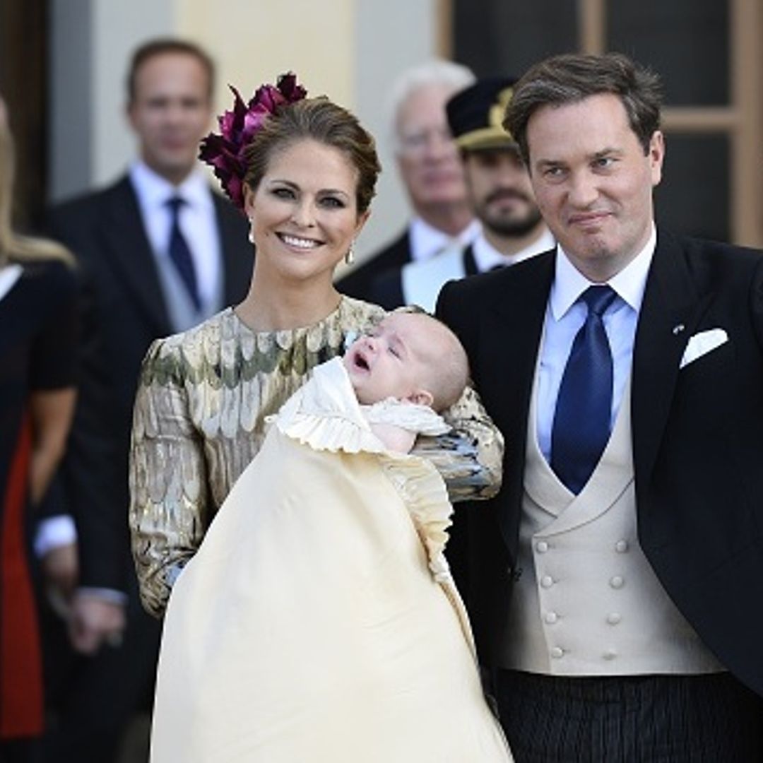 Sweden's royal family reunites for Prince Nicolas' christening