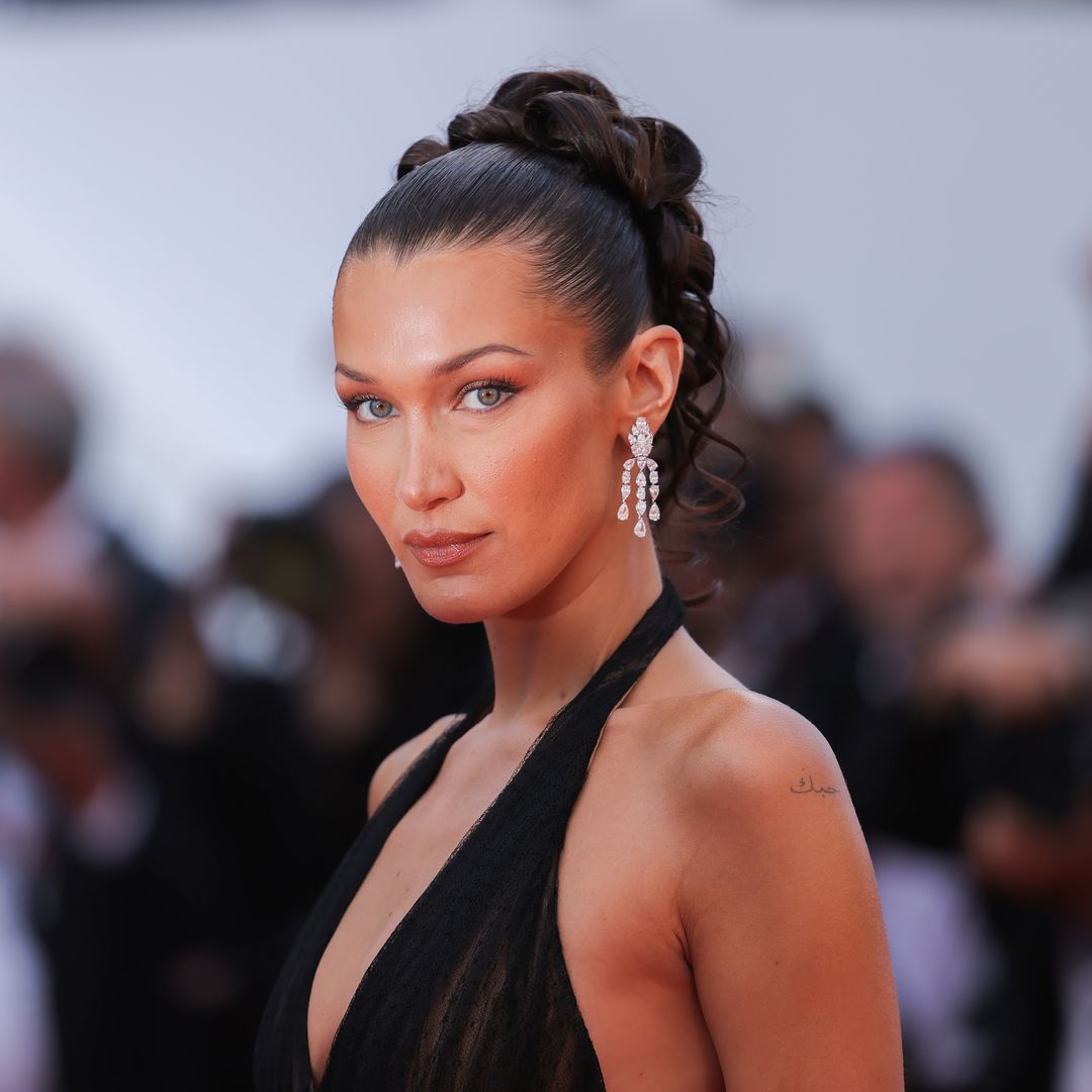 Bella Hadid's ultra plunge gown is a lesson in ethereal dressing