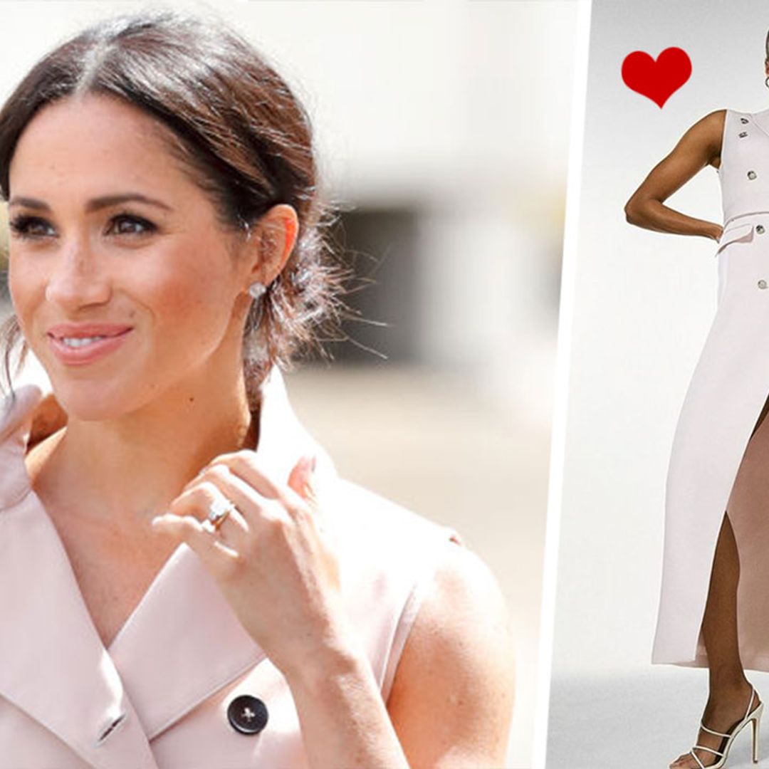 Loved Meghan Markle's elegant trench dress? We've found a stunning lookalike