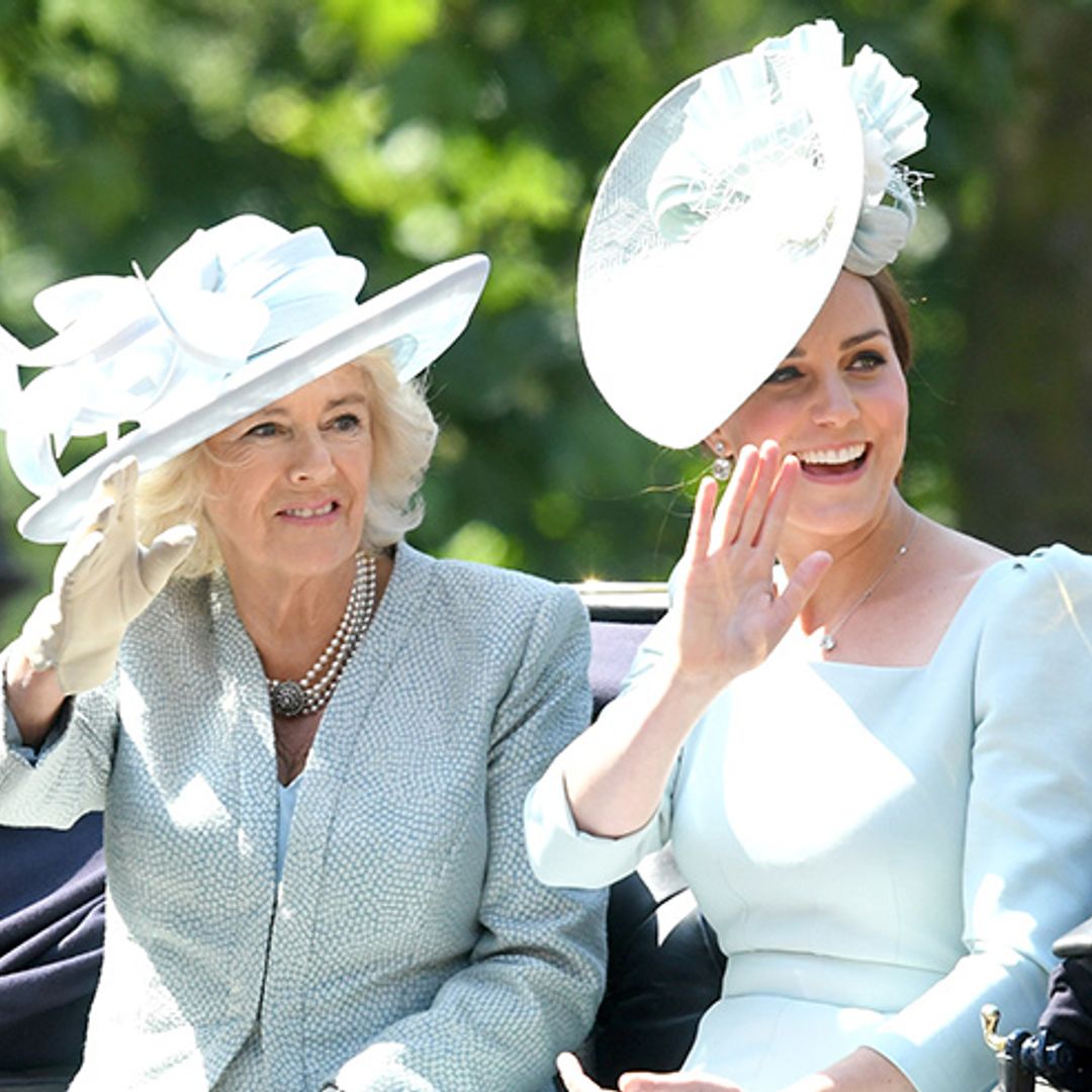 Did you spot the Duchess of Cornwall's grandchildren at Trooping the Colour?