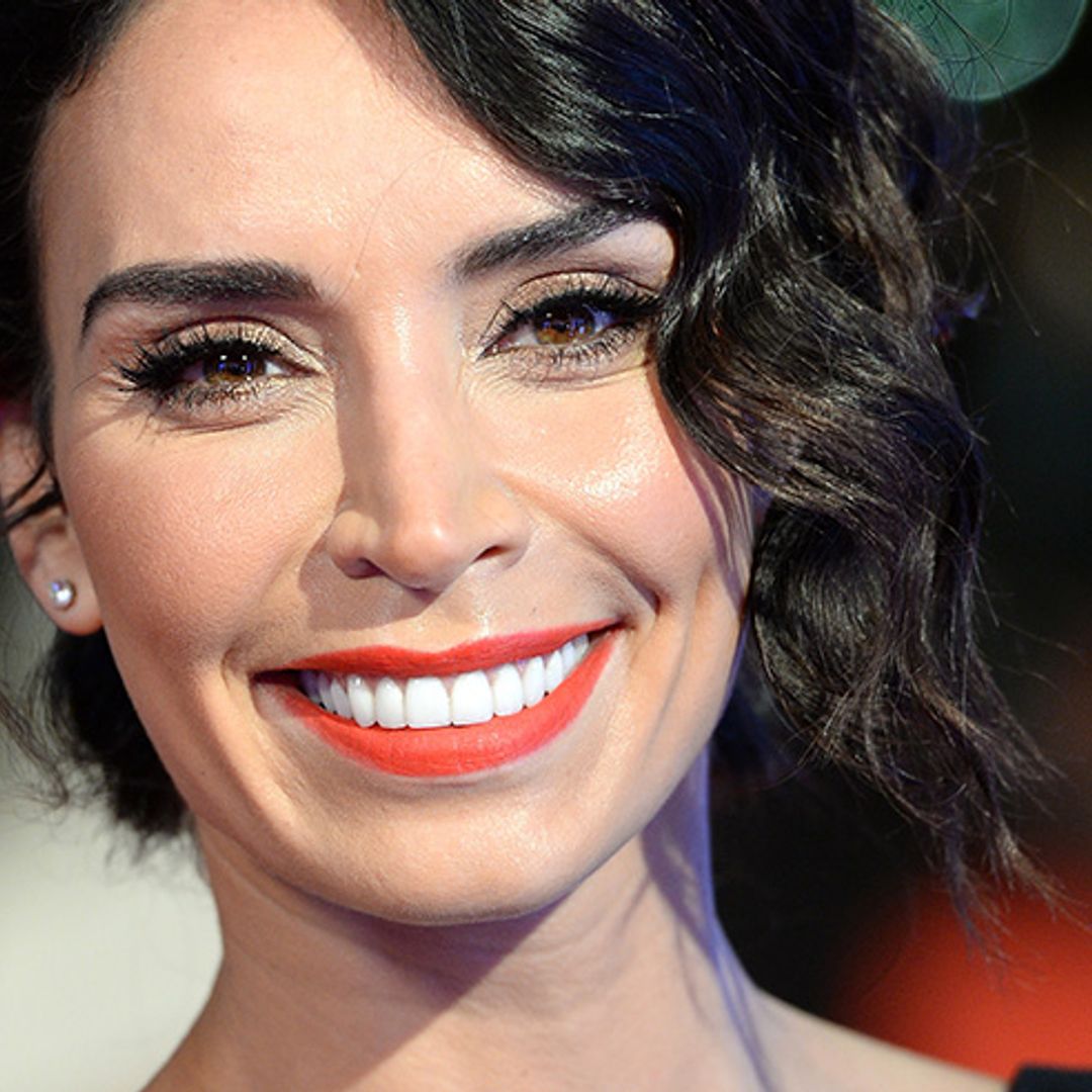 We are dotty about Christine Lampard's dress!