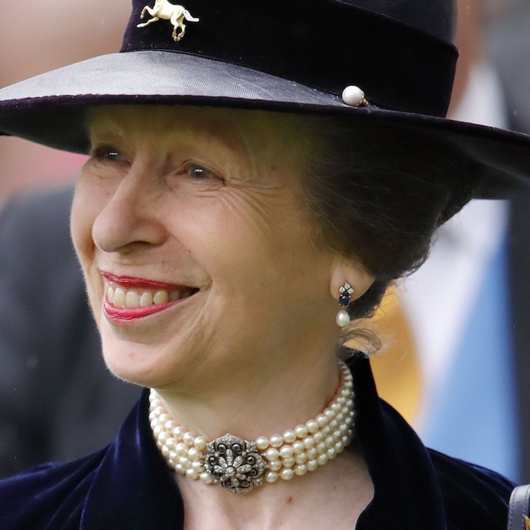 Princess Anne wears sparkling, sentimental jewel for radiant Ascot appearance