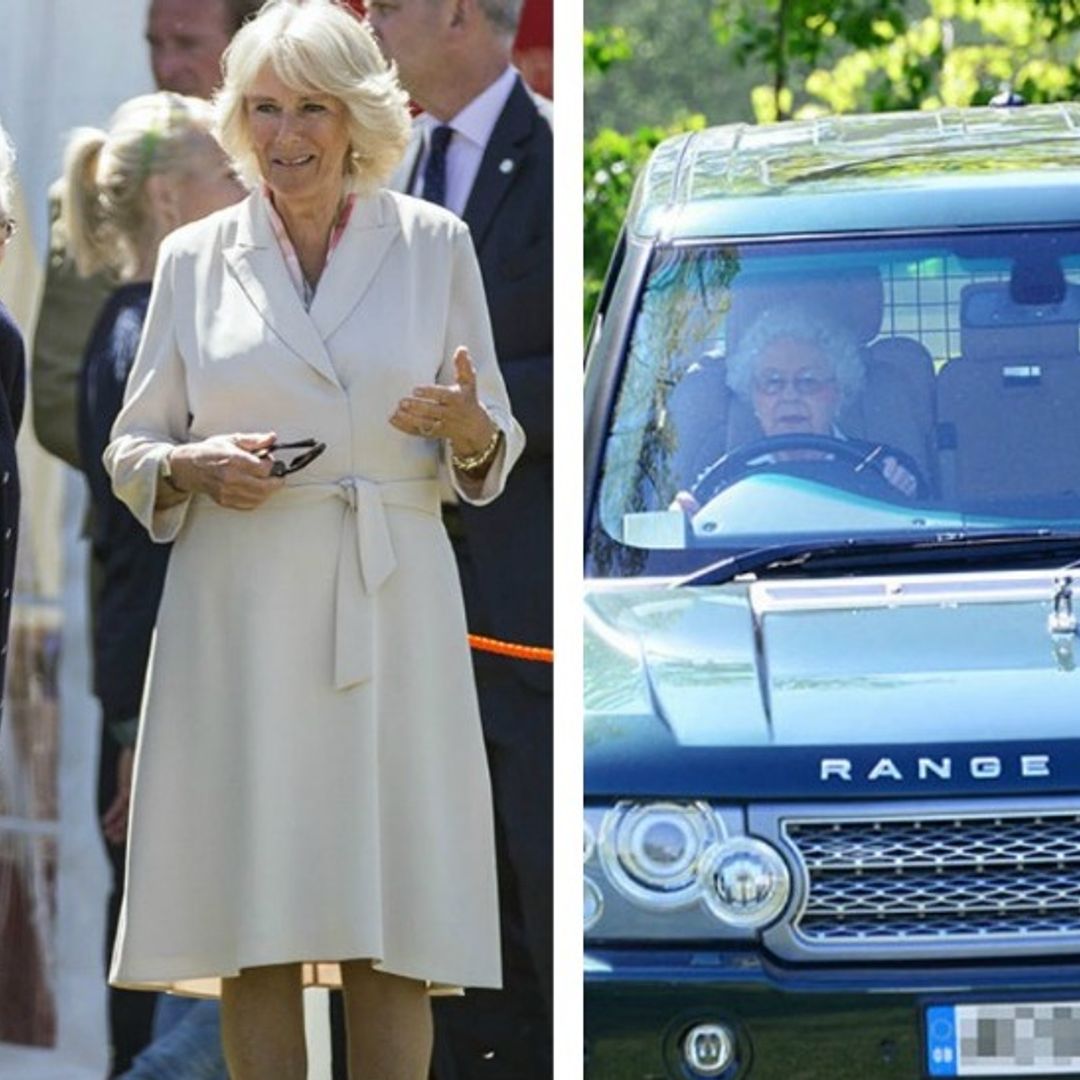 Queen Elizabeth dresses down, drives herself to annual Windsor horse show