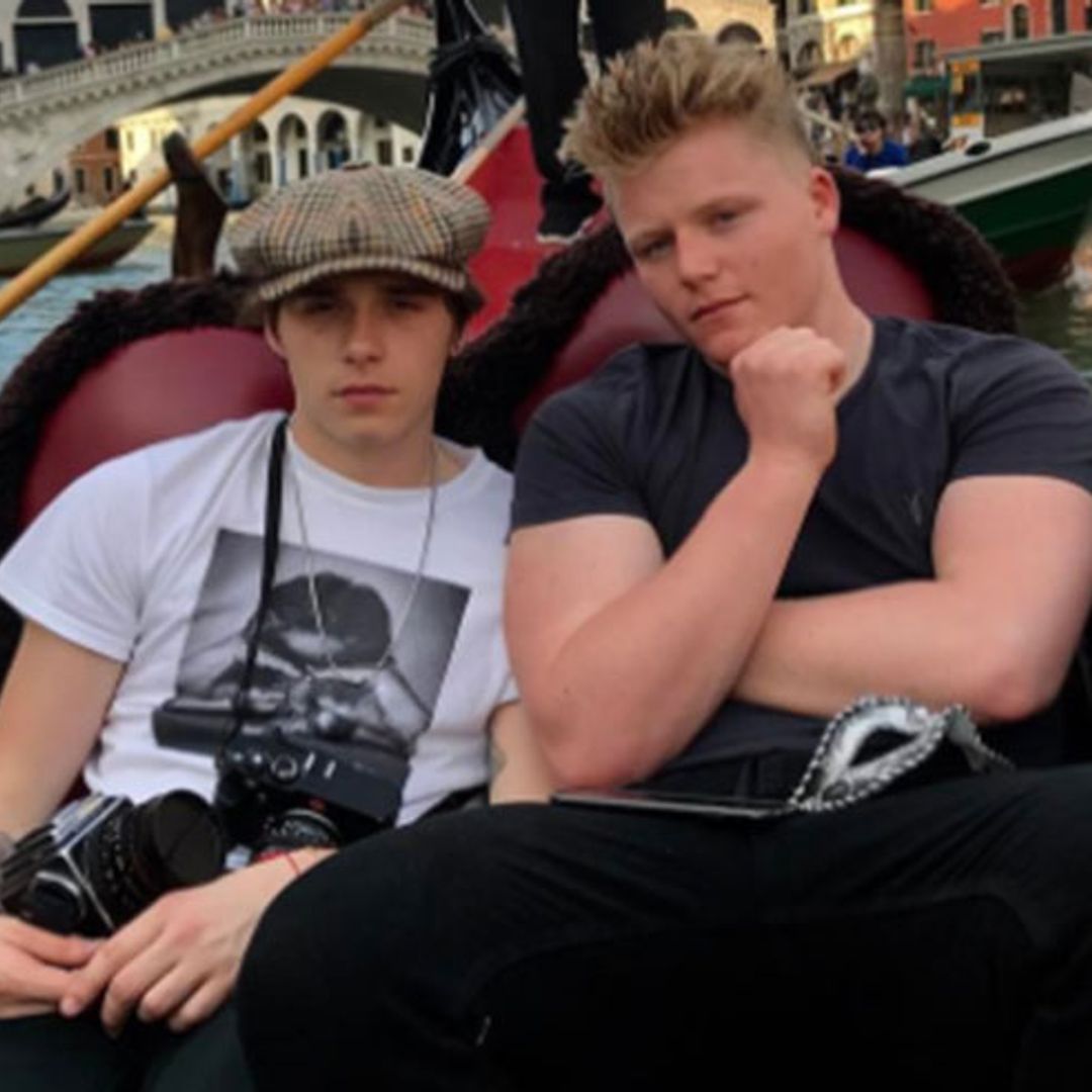 Brooklyn Beckham and Jack Ramsay hang out on a gondola together