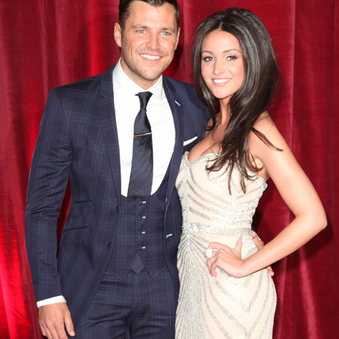 Mark Wright can’t contain his excitement with news from home with