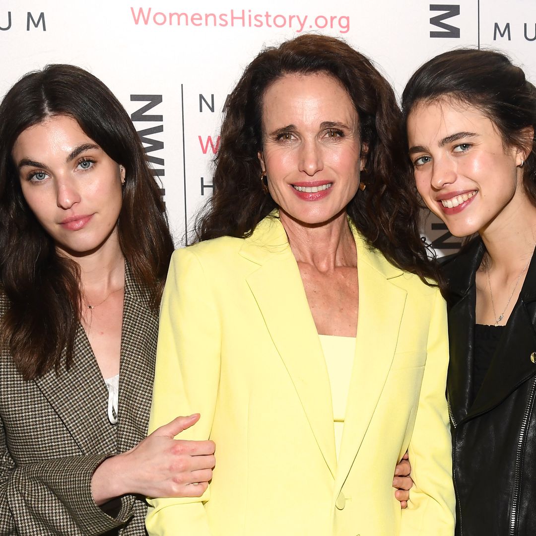 Andie MacDowell celebrates baby news as famous daughter welcomes first child — see photos