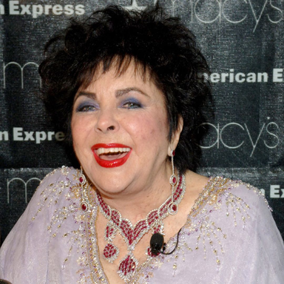 Stylish to the end: Elizabeth Taylor fashionably late for her own funeral