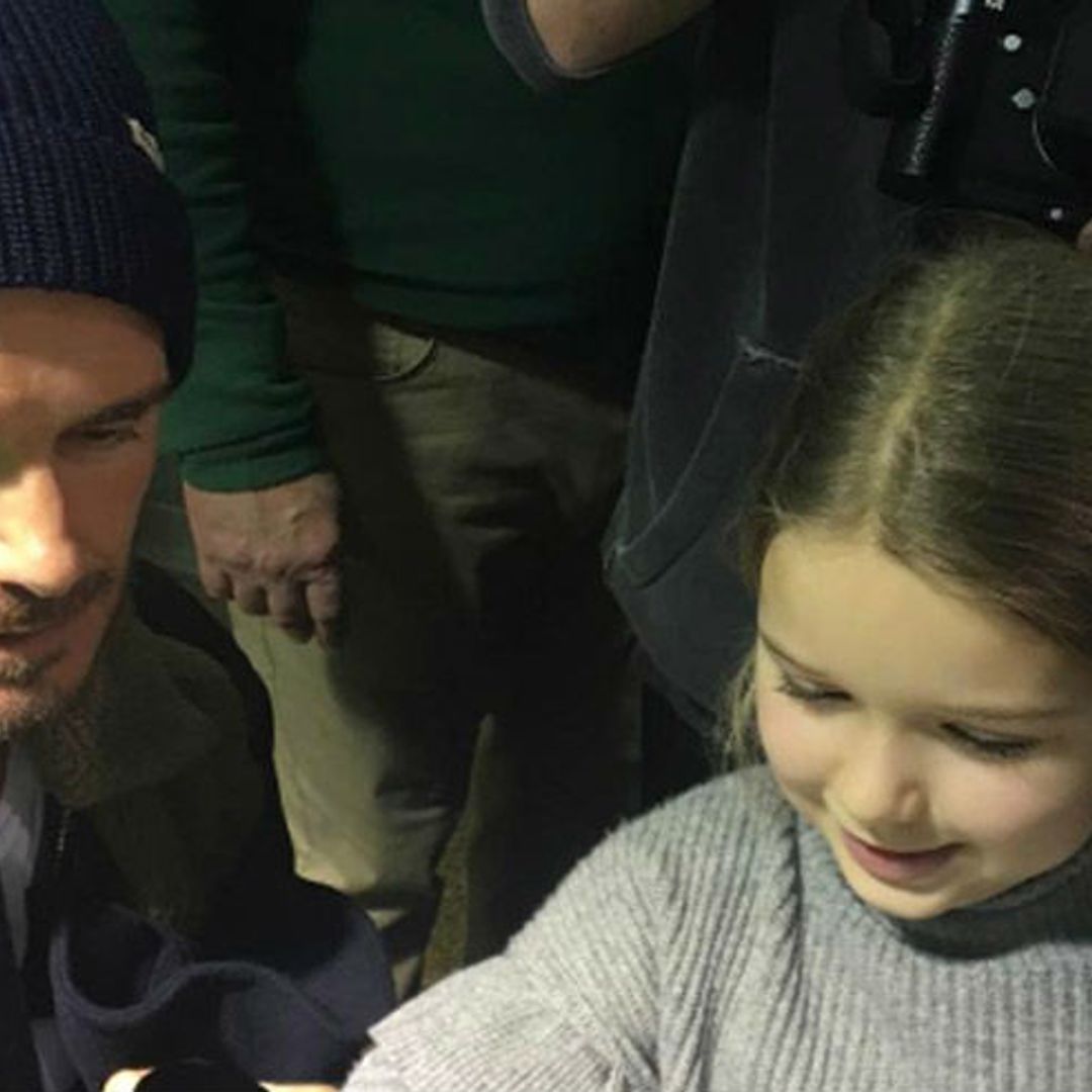 David Beckham shares adorable video of daughter Harper joking around