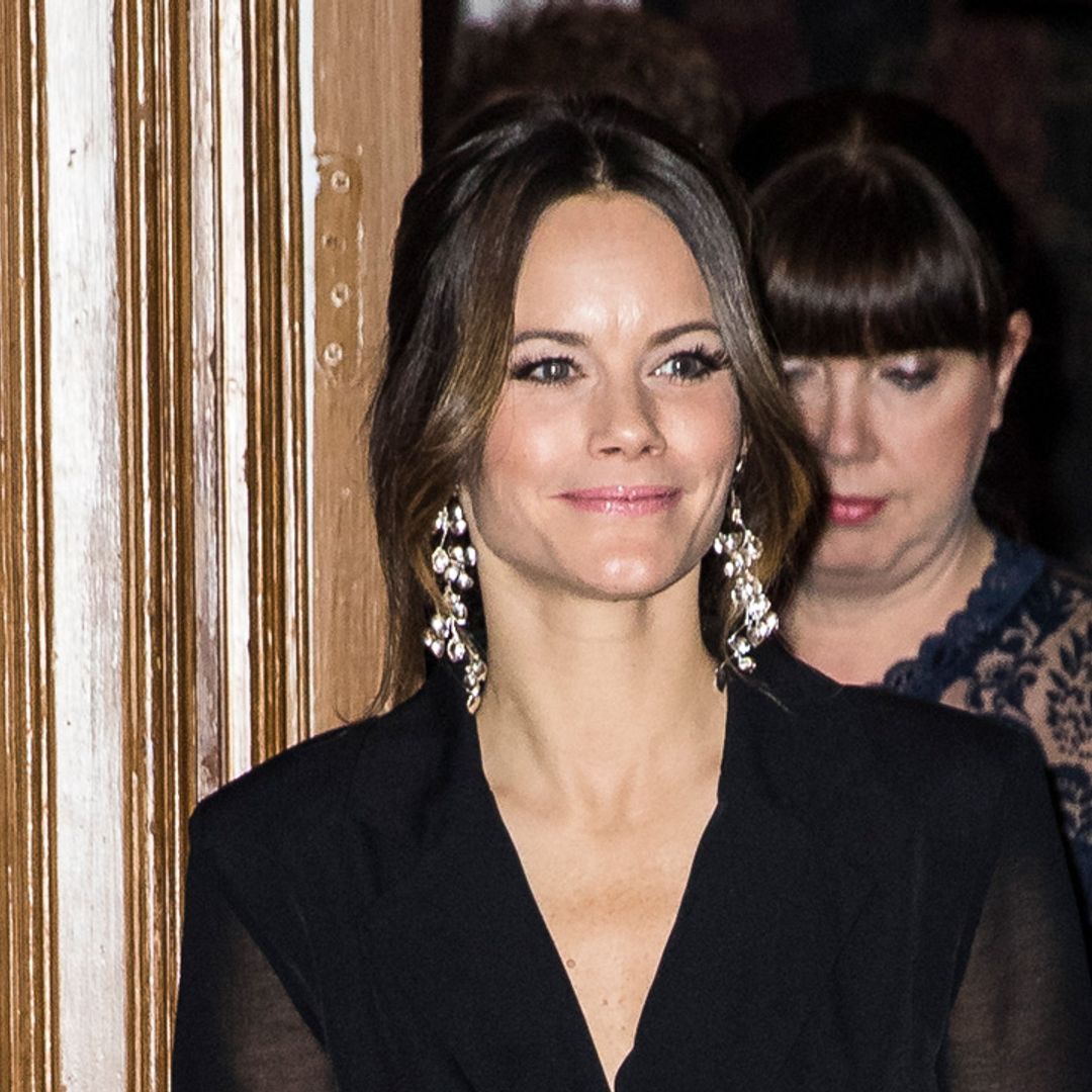 Princess Sofia stuns in a little black dress for an award ceremony in Stockholm
