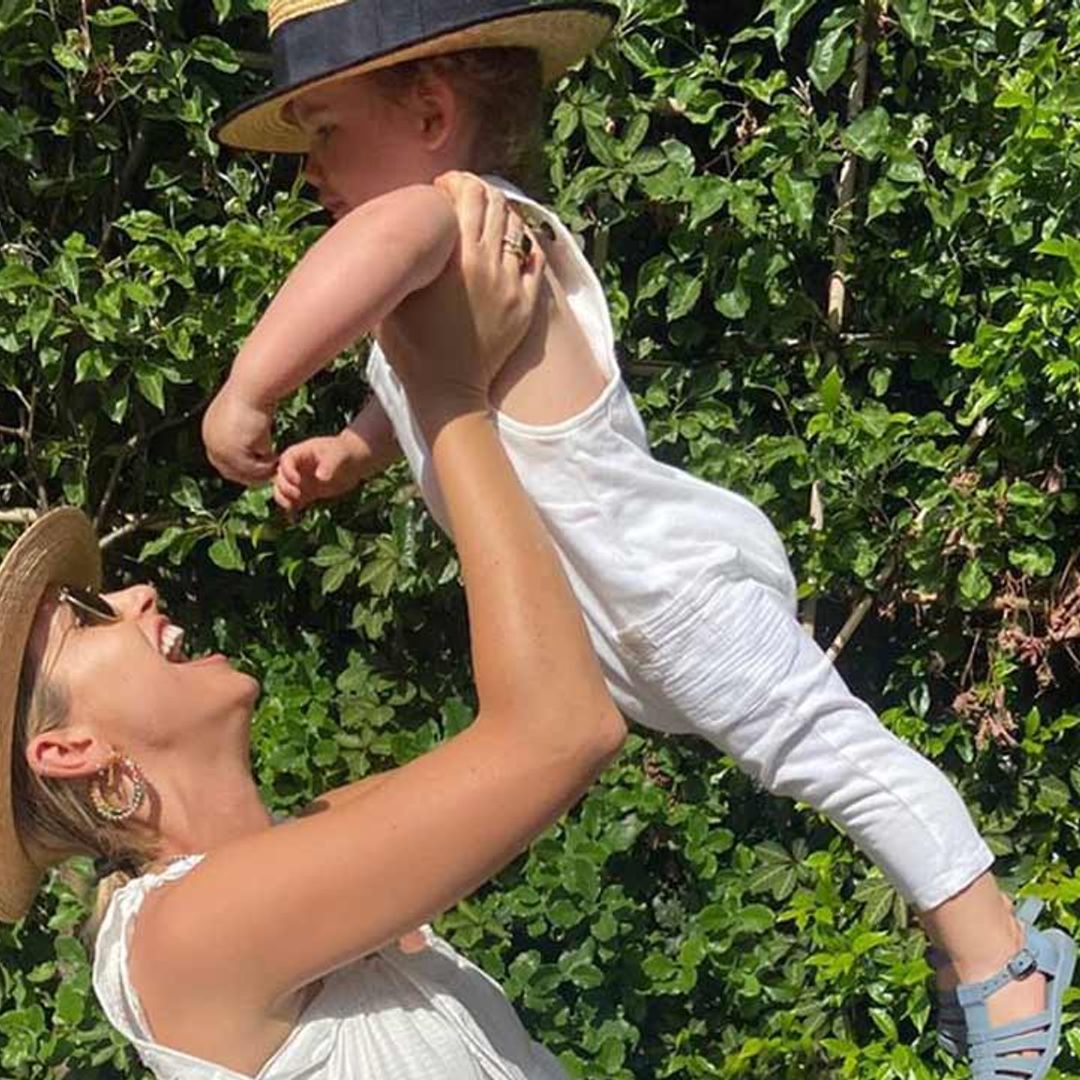 Vogue Williams unveils son Theodore's incredible £32 cardboard castle