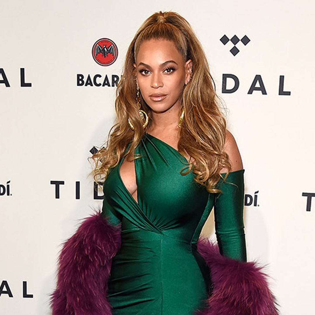 Beyonce stuns in daring emerald green gown - see the full look