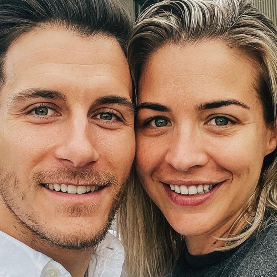 Gemma Atkinson's fiancé Gorka Marquez is overjoyed as he celebrates in new family video