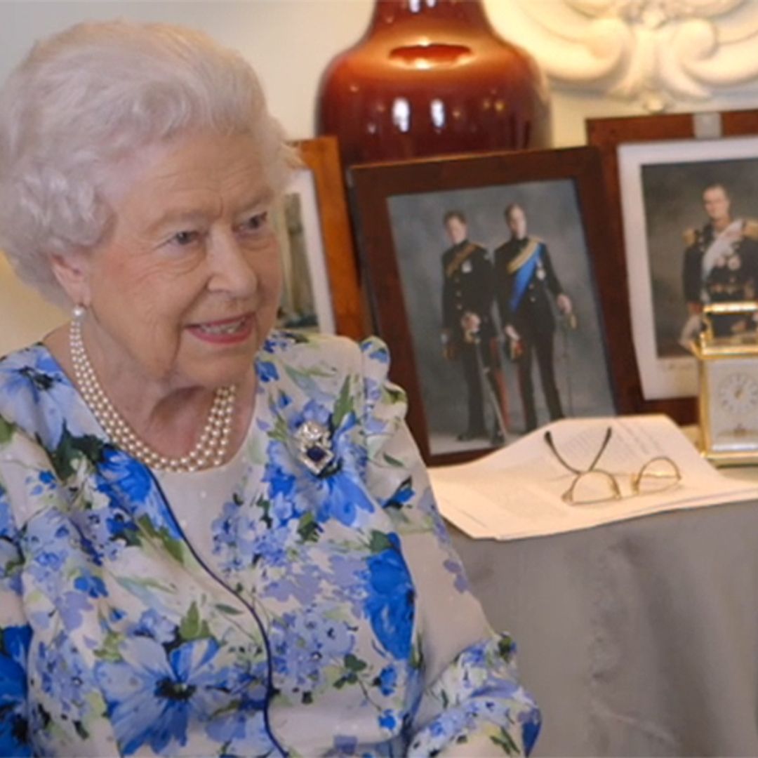 The Queen reveals difficulty of sitting cross-legged – video