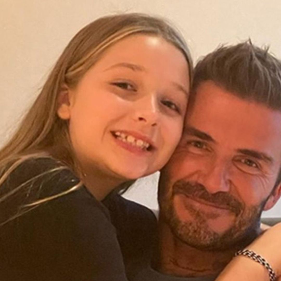 David Beckham serenades daughter Harper and her reaction is so sweet