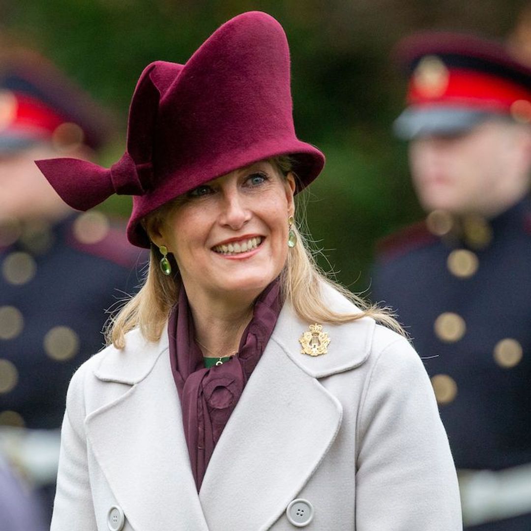 Countess Sophie wows with statement hat at surprise engagement