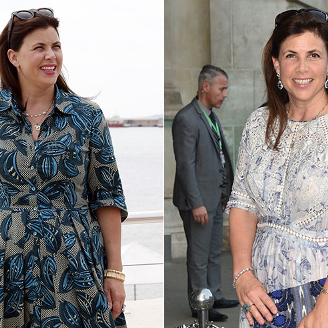 Kirstie Allsopp shows off slim new look – but fans are more taken by her bright blue eyes!