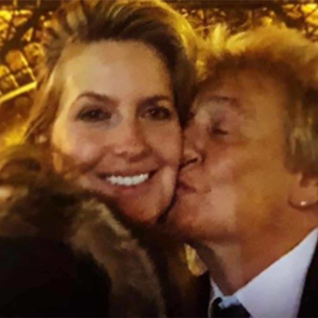 Rod Stewart and Penny Lancaster celebrate their engagement anniversary in Paris