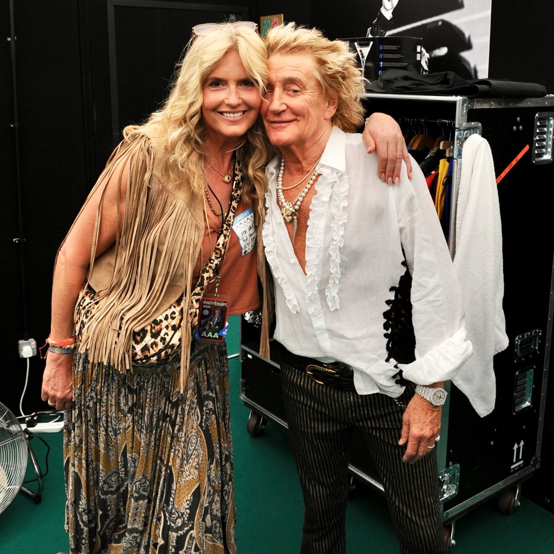 Exclusive: Penny Lancaster on Rod Stewart's thrilling Glastonbury performance after illness saw him cancel tour dates