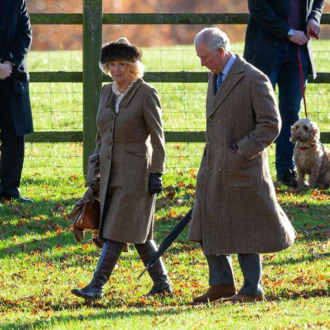 Prince Charles and Camilla spotted enjoying a Sunday walk in Sandringham