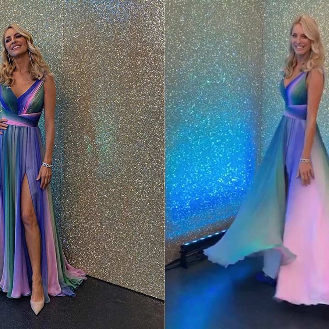 Tess Daly stuns Strictly viewers in unbelievable multi-coloured dress