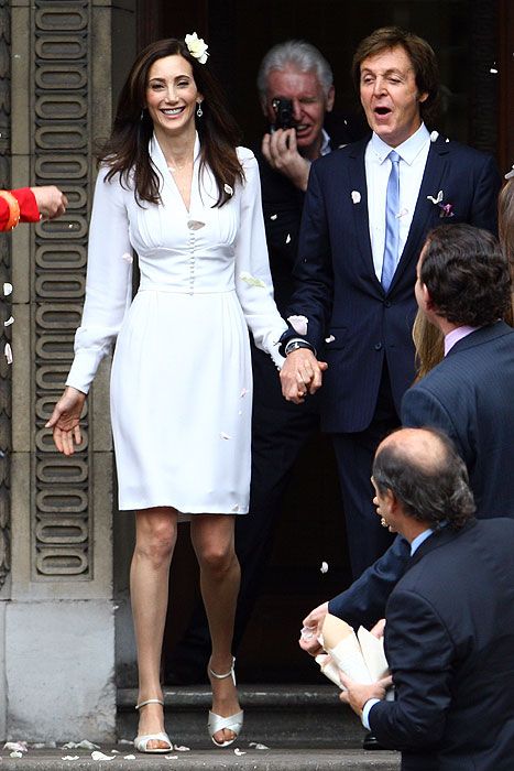 Nancy Shevell wears wedding dress inspired by Wallis Simpson | HELLO!