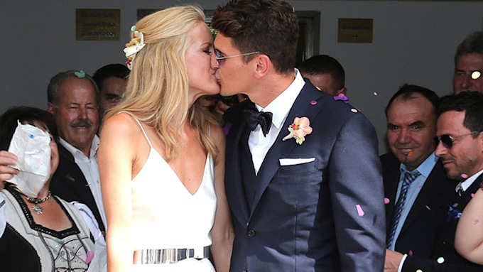 Football star Mario Gomez weds Carina Wanzung in stunning ceremony | HELLO!