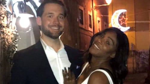 Serena Williams showcases her enormous diamond engagement ring: see the photo