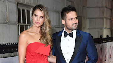 Spencer Matthews and Vogue Williams on red carpet 