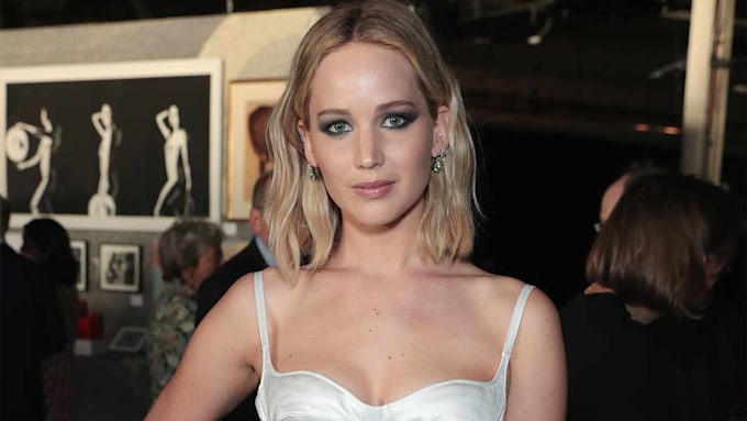 Jennifer Lawrence stuns in £1,777 wedding dress at engagement party ...