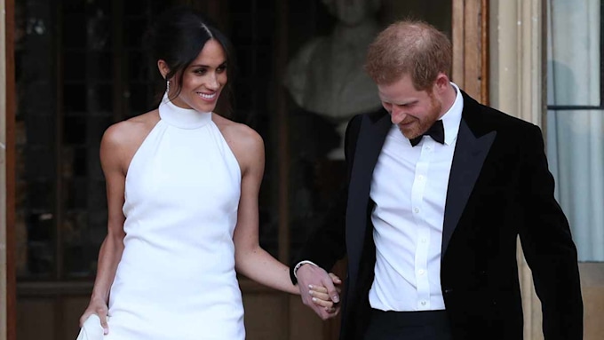 Meghan-Markle-evening-wedding-dress