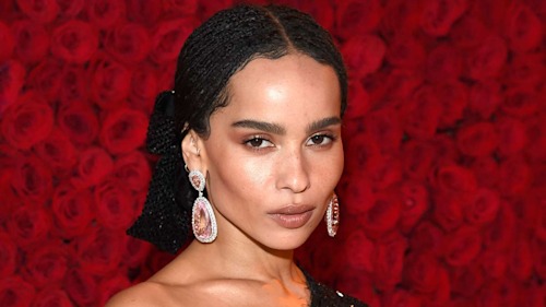 Zoe Kravitz channels Audrey Hepburn in first photos from star-studded wedding