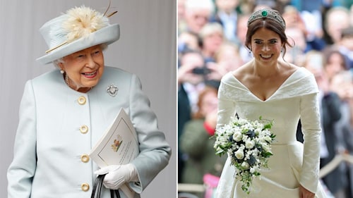The Queen's hilarious comments at Princess Eugenie's royal wedding revealed