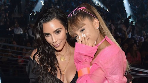 Kim Kardashian and Demi Lovato lead celebrity tributes after Ariana Grande confirms engagement