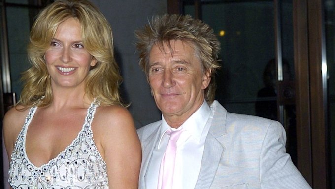 Rod Stewart's wife Penny Lancaster melts hearts with throwback wedding ...