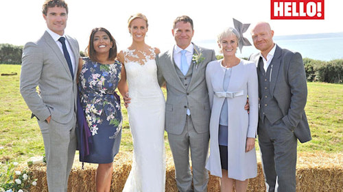 Helen Glover and Steve Backshall's breathtaking clifftop wedding – exclusive details and photos