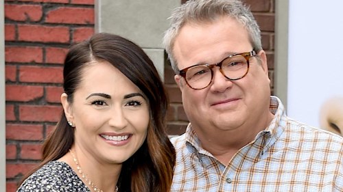 Modern Family's Eric Stonestreet and fiancée Lindsay's engagement photos confuse fans