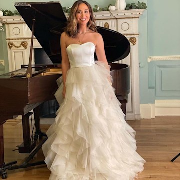 Myleene Klass stuns in angelic wedding dress – see the special moment